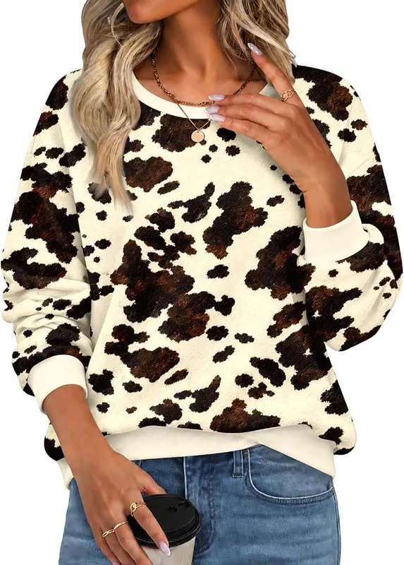 Leopard Print Sweatshirt