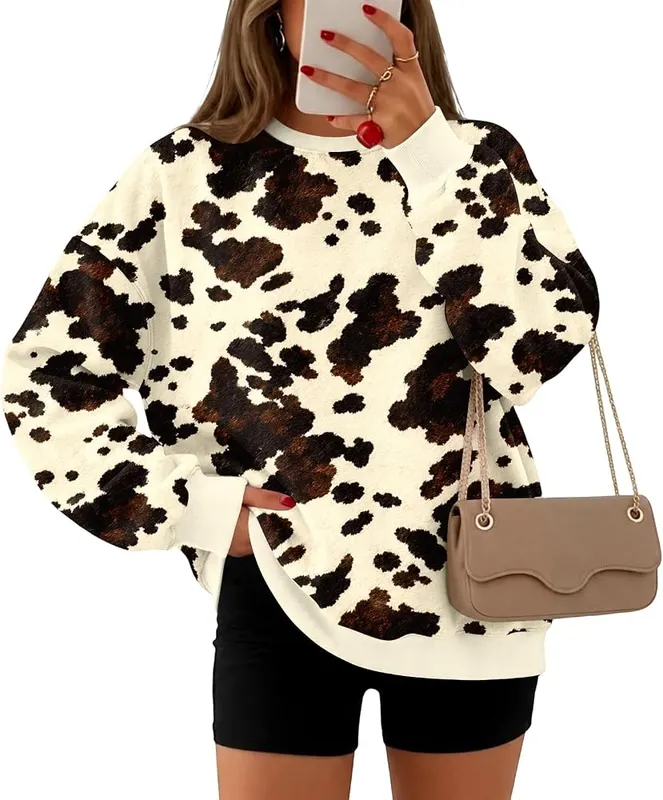 Leopard Print Sweatshirt – product photo 4 of 5