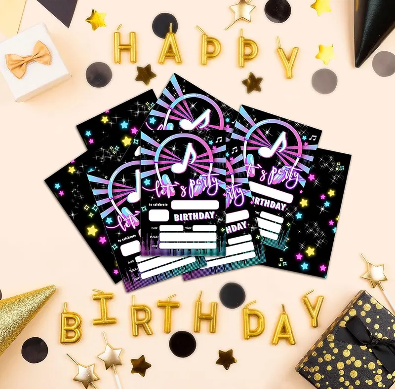 Lesixur Birthday Party Invitation Cards – 2]Design