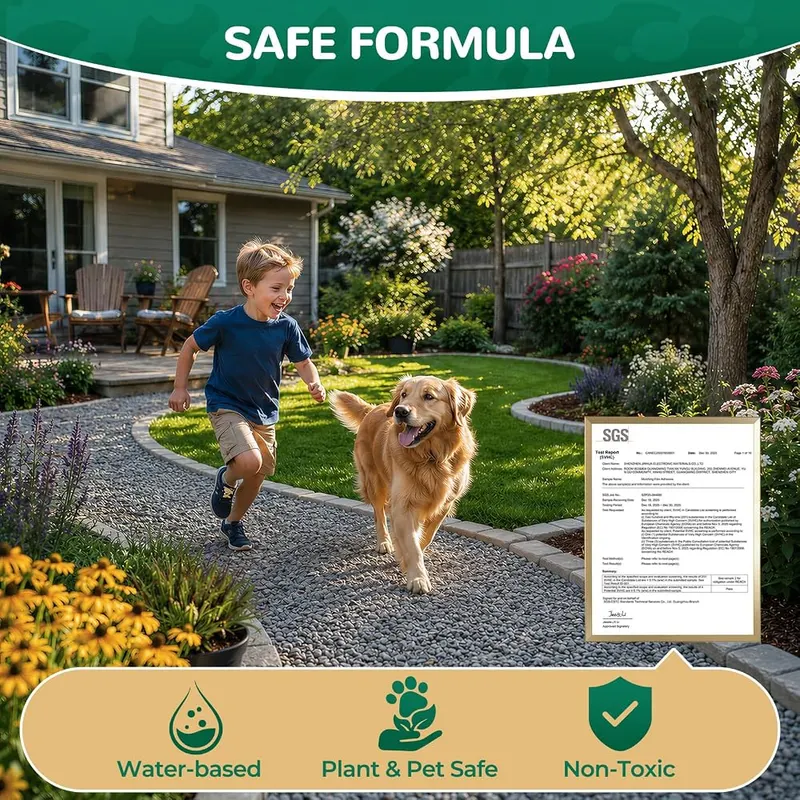 LET’S RESIN Strong Mulch Glue – Holds pea gravel, mulch and bark