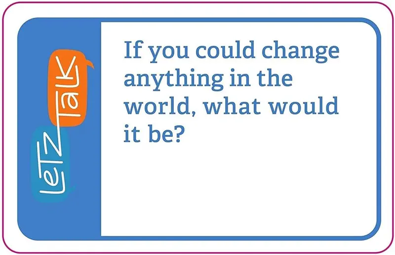 Letz Talk Conversation Cards – Build Confidence