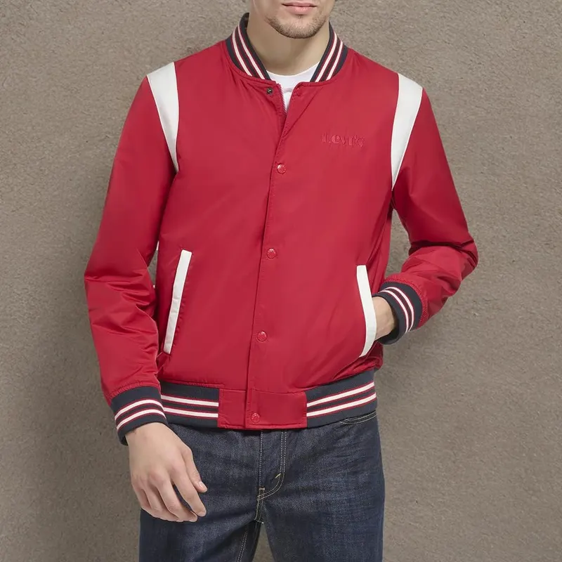 Levi’s Men’s Colorblock Varsity Bomber Jacket – Sizing Info
