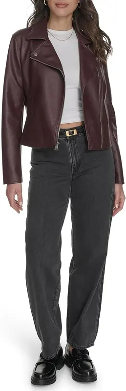 Levi’s Women’s Moto Jacket – Asymmetrical Zipper Closure