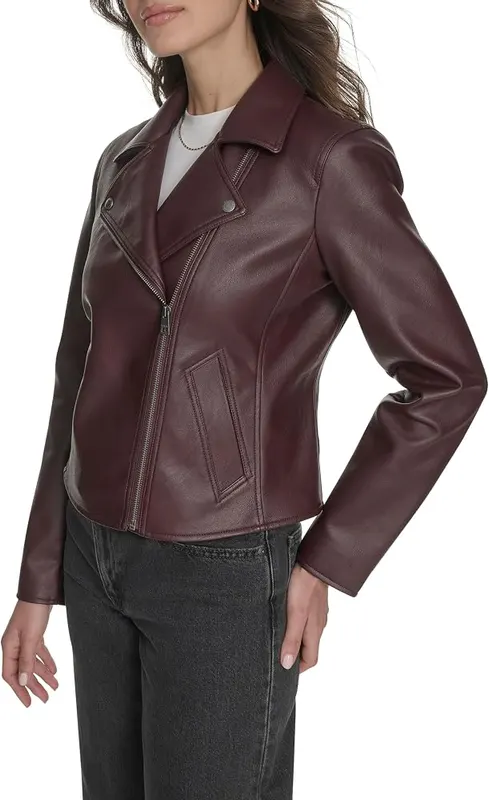 Levi’s Women’s Moto Jacket – Laydown Snap Lapels