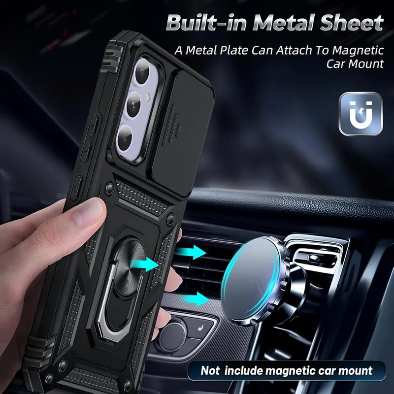 LeYi for Galaxy A54-5G Phone Case – Built in Metal Kickstand