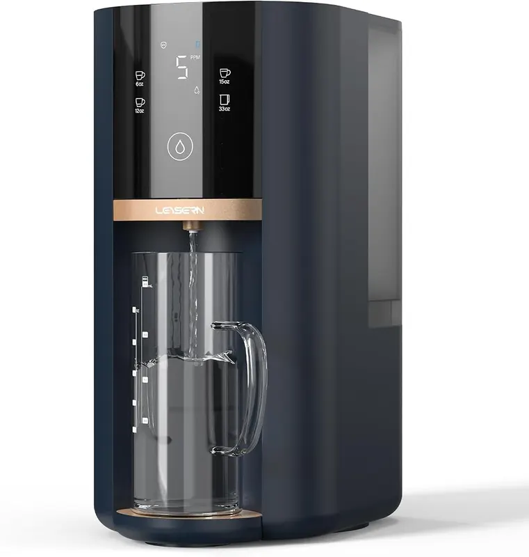 Leysern Countertop Reverse Osmosis Water Filter in Blue