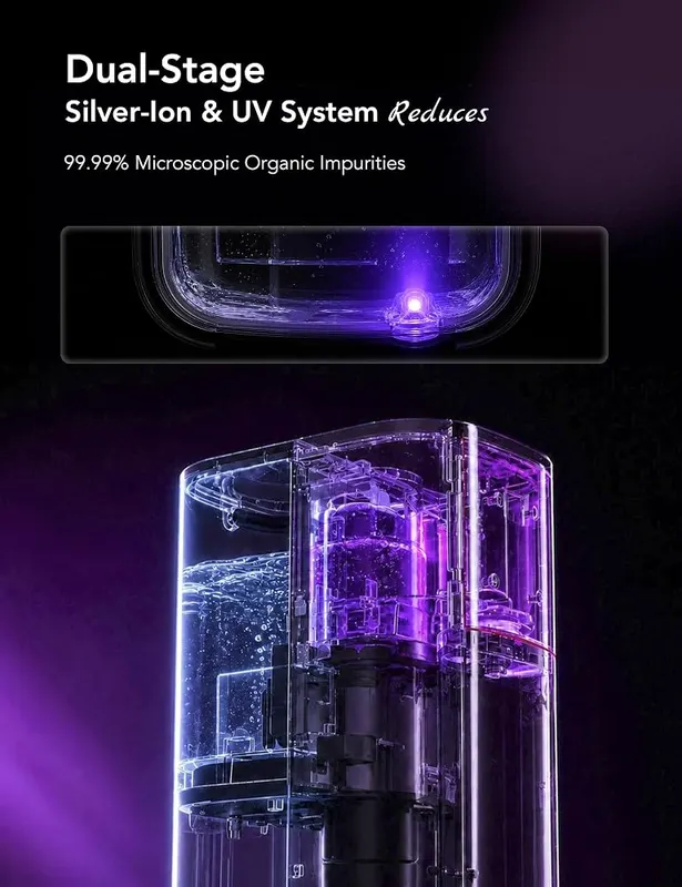 Leysern Countertop Reverse Osmosis Water Filter – No installation, plug-in setup
