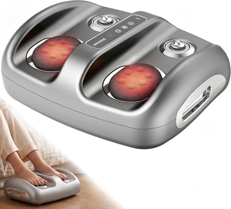 LIDEEYA Electric Foot Massager in Gray
