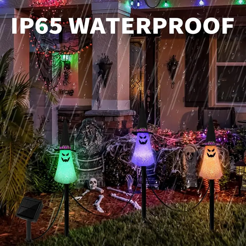 LIGHTSHINE Ghost Solar Halloween Garden Decorations Outdoor – product photo 3 of 5