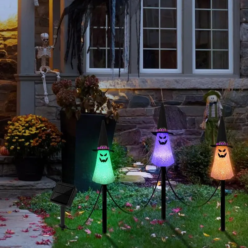 LIGHTSHINE Ghost Solar Halloween Garden Decorations Outdoor – product photo 4 of 5