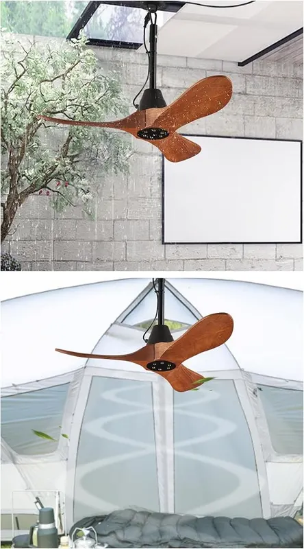 Linher 34-Inch Outdoor Ceiling Fan Without Light – product photo 9 of 9