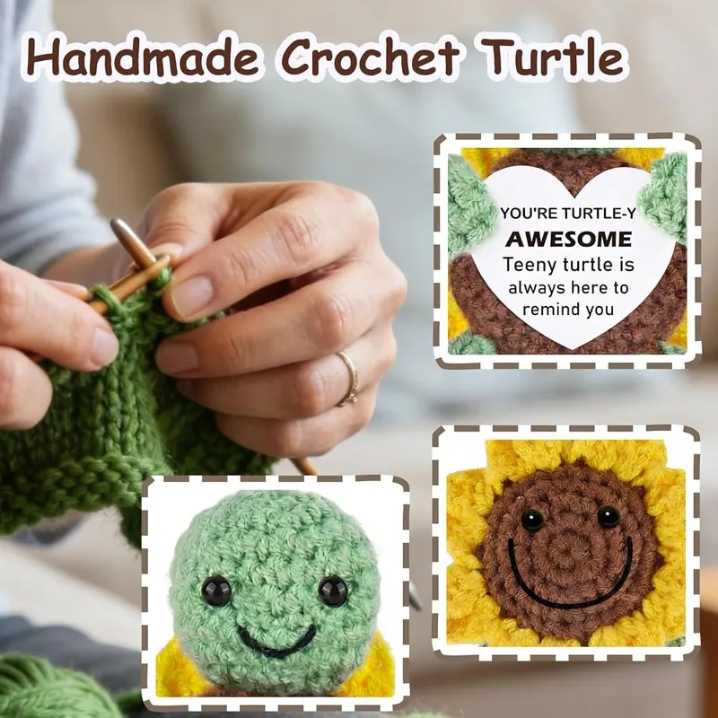 linzipe Christmas Turtle Gifts – Positive Turtle design option