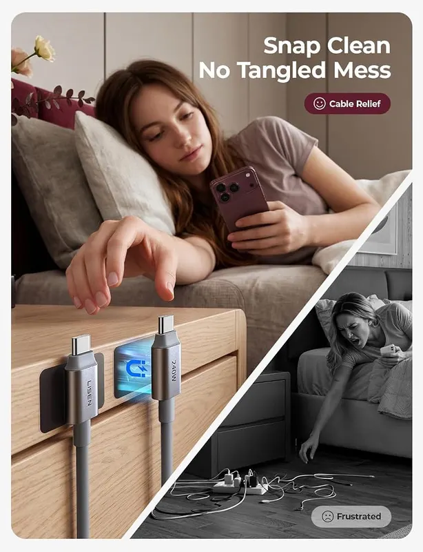 LISEN Tap 1 S Storage Cable – Magnetic ends for tidy storage