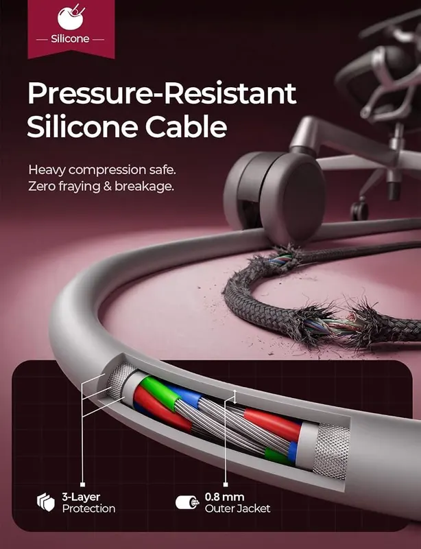LISEN Tap 1 S Storage Cable – Silicone cable organizer design