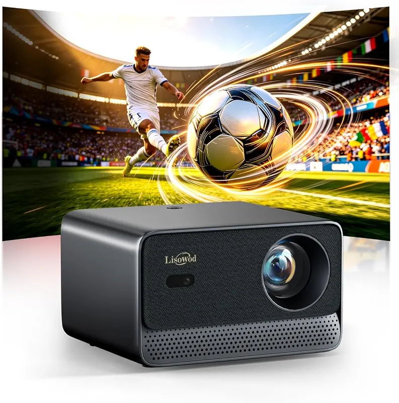 Lisowod Outdoor Projector L03Pro – Exclusive CinemOS - Compatible with Netflix | Smarter