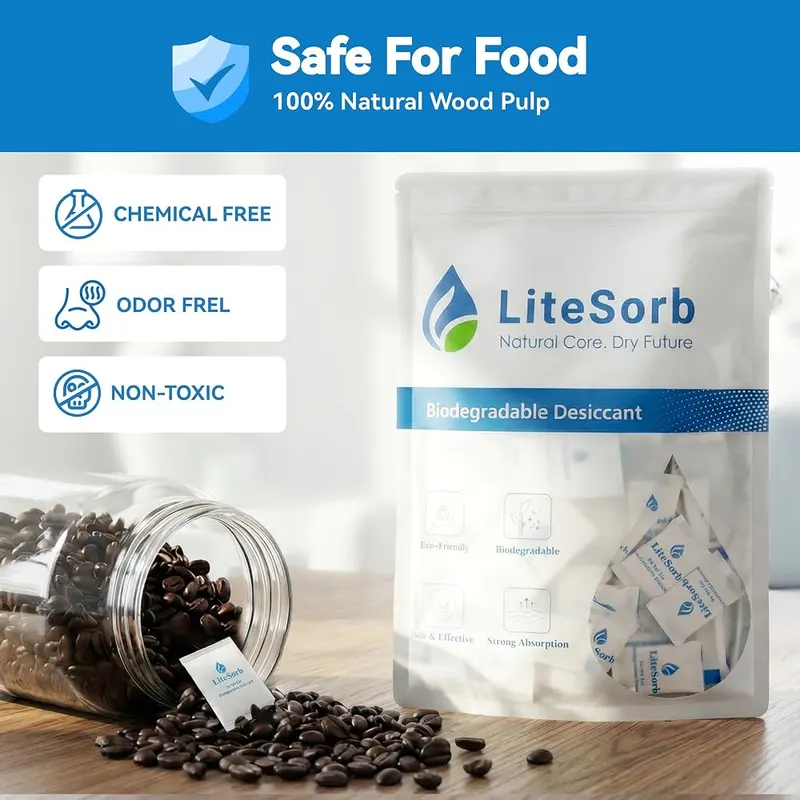 LiteSorb Moisture Absorption Desiccant Packs – Two grams per packet