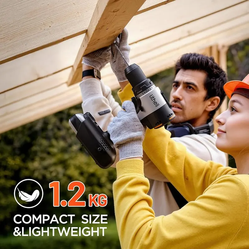 Litheli 20V Cordless Drill Driver – Dual-Speed Control