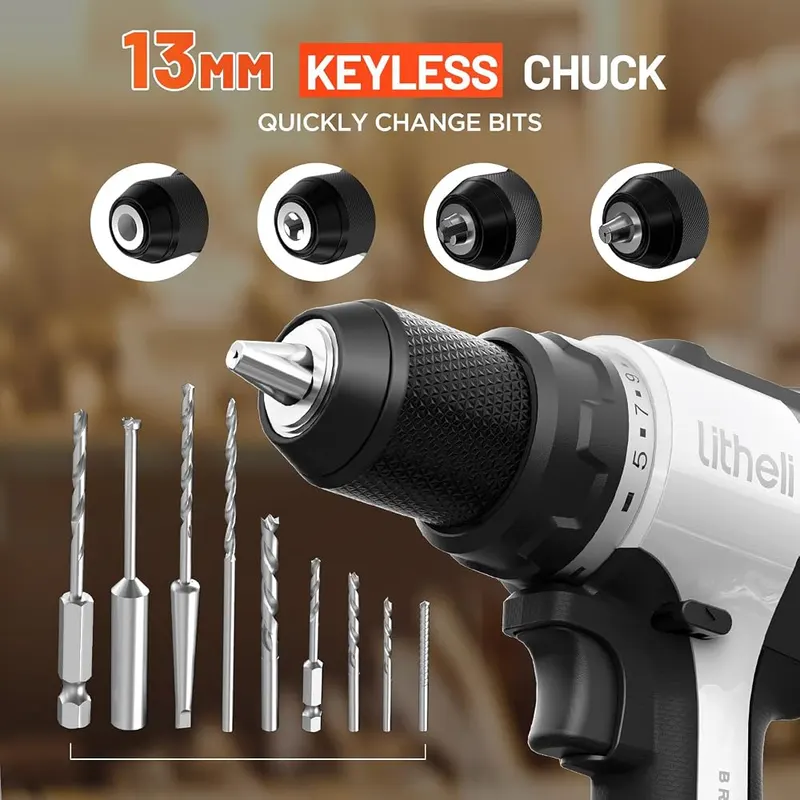 Litheli 20V Cordless Drill Driver – Ideal Gift Choice