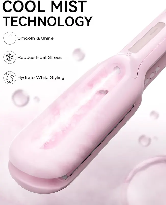 LivChic Steam Hair Straightener – Cool mist feature