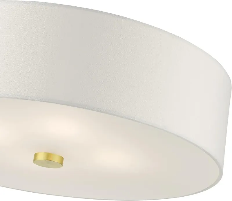 Livex Lighting 51055-12 4-Light Semi Flush Ceiling Light – Easy Installation