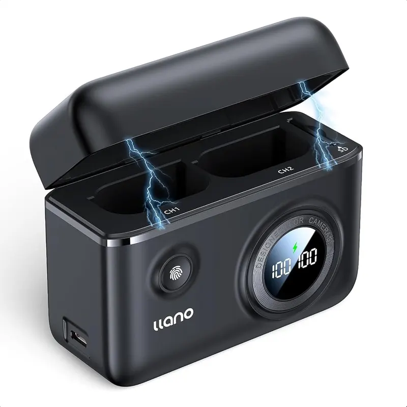 llano DMW-BLK22 USB-C 18W Dual Battery Fast