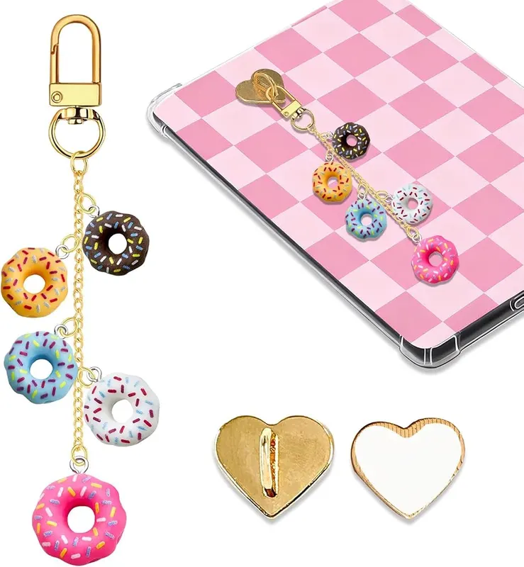 LMZLJZ Doughnut Charms Chain Compatible in Donut