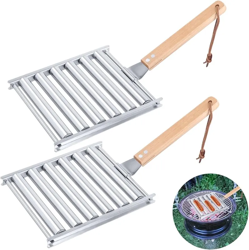 Lnrueg 2Pcs Hot Dog Roller