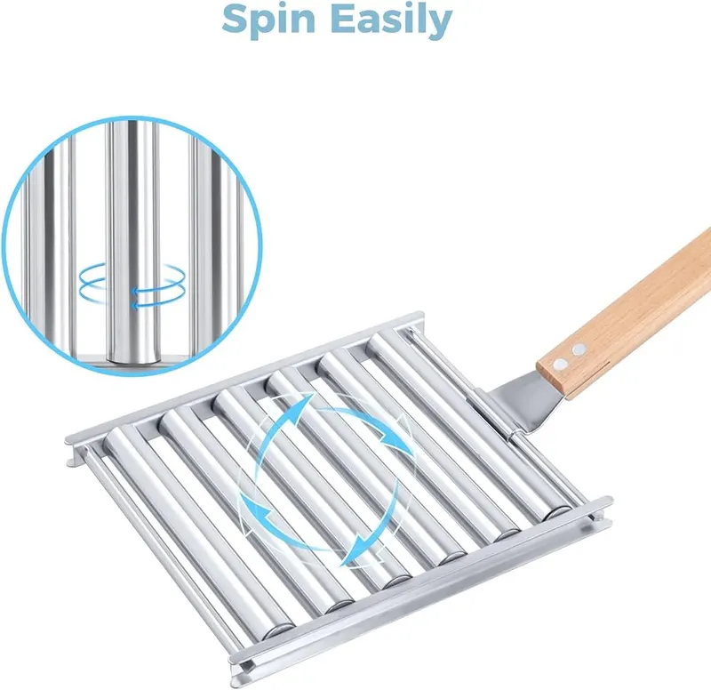 Lnrueg 2Pcs Hot Dog Roller – Robust and Long-Lasting Build