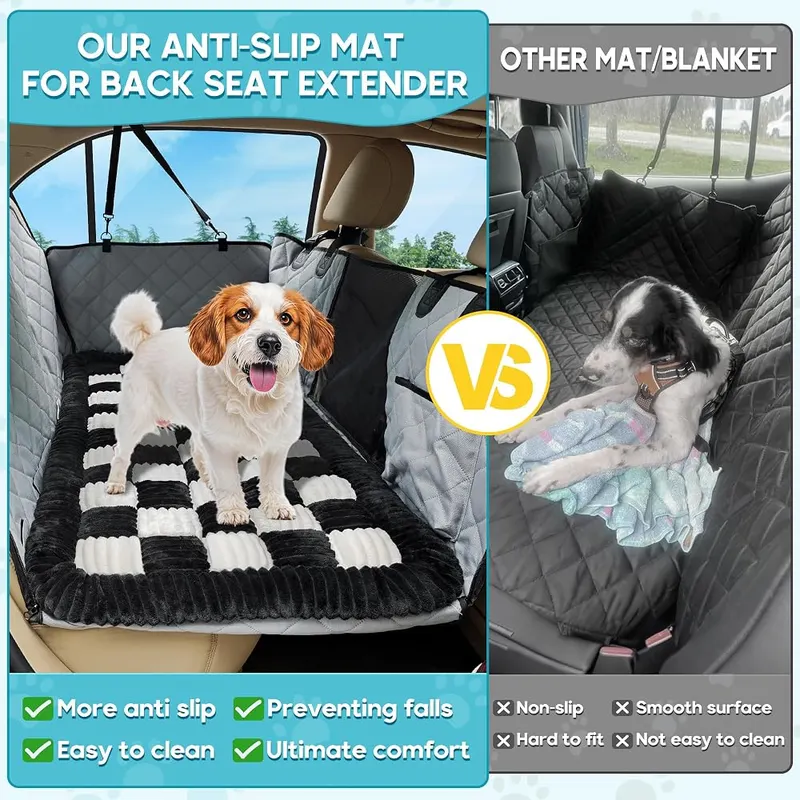 Loiion Dog Car Bed Mat Non-Slip Backseat – Non - slip Design】When you're driving with