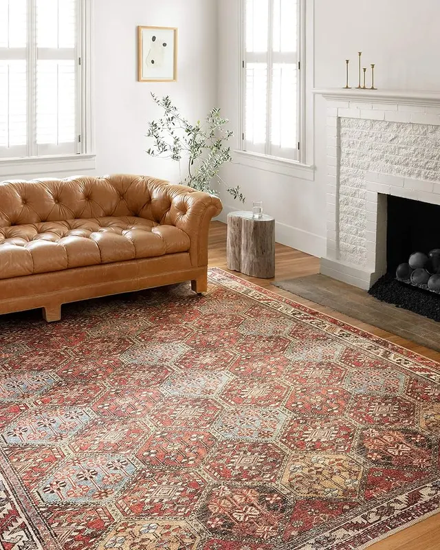 Loloi Loren Spice/Multi 2′-6″ x 7′-6″ Runner – Designer Aesthetic