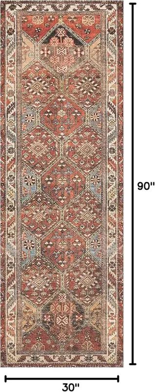 Loloi Loren Spice/Multi 2′-6″ x 7′-6″ Runner – For Any Room