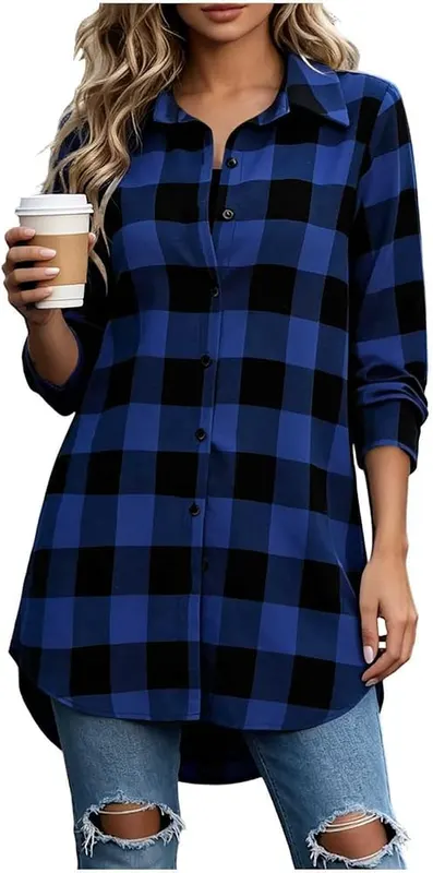 Generic Long Sleeve Shirts A002-dark Blue in A002-dark Blue