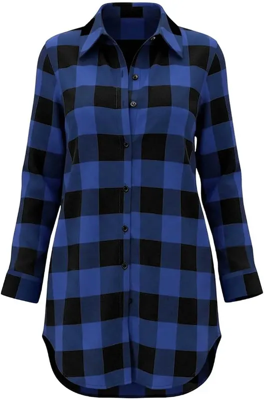 Generic Long Sleeve Shirts A002-dark Blue – product photo 4 of 5