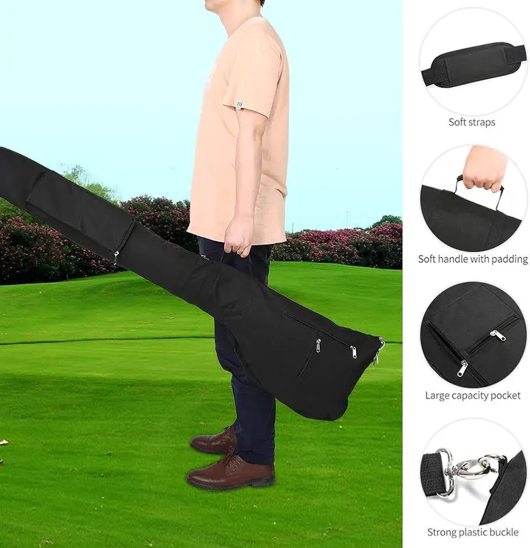 LONGCHAO Small Golf Bag – Golf Bags for Men - Can accommodate 6-8