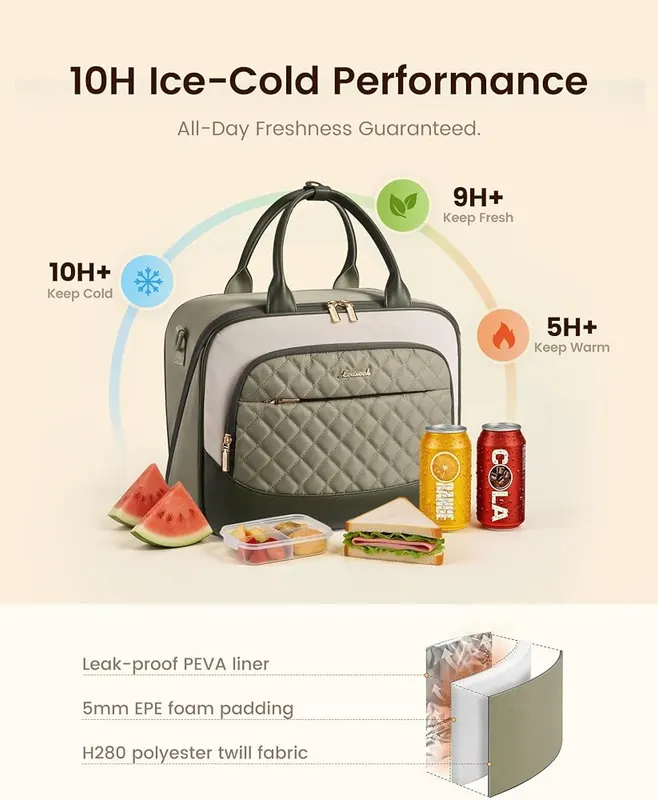 LOVEVOOK Insulated Lunch Bag – product photo 3 of 6