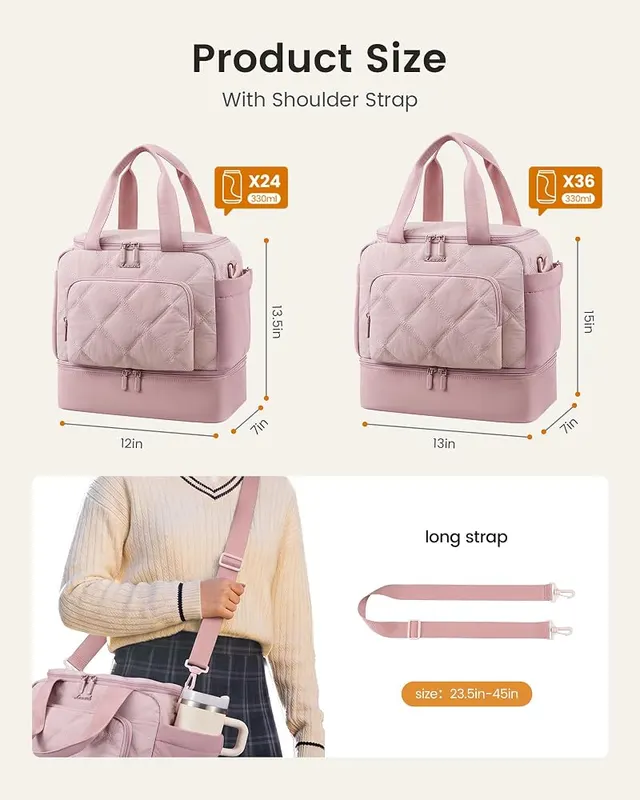 LOVEVOOK Insulated Lunch Bags – Lightweight build for comfortable carrying