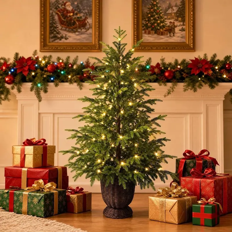 Lovskoo Prelit Christmas Tree – UV resistant outdoor decor