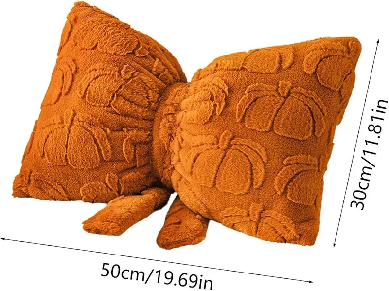 Lovskoo Thanksgiving Decorative Throw Pillows And Bow – Elegant