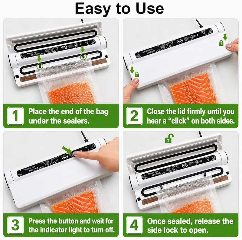 LSA Apparel Compact Vacuum Sealer – Versatile Applications