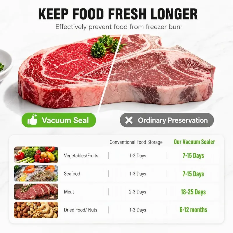 LSA Apparel Compact Vacuum Sealer – Compact & Lightweight