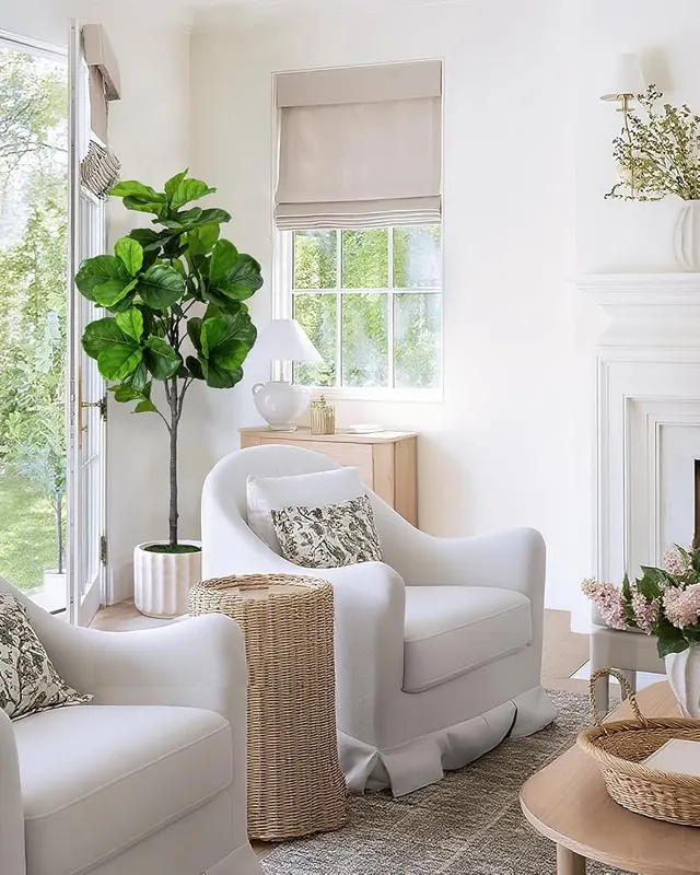 LuceAlberi 6FT Artificial Fiddle Leaf Fig Tree – Ideal for home and office decor