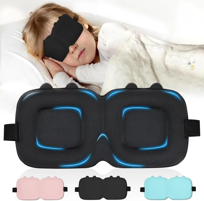 Luckinds Kids Sleep Mask in Black