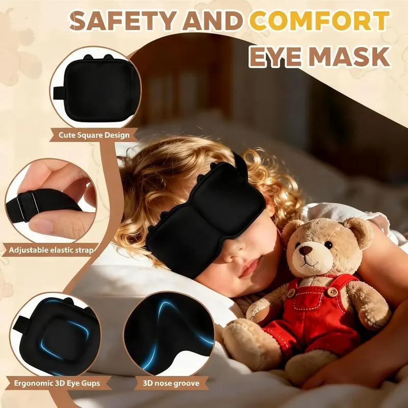 Luckinds Kids Sleep Mask – Adjustable & Gentle