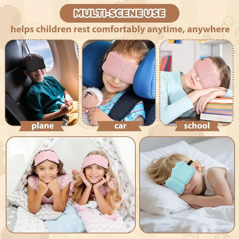 Luckinds Kids Sleep Mask – 100% Block 0ut Light