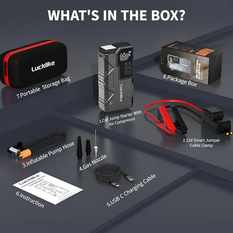 Lucklike 8000A Jump Starter – product photo 9 of 9
