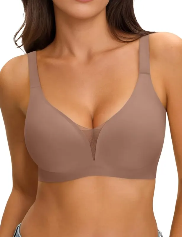 LUCKMEEY Wireless Jelly Bras