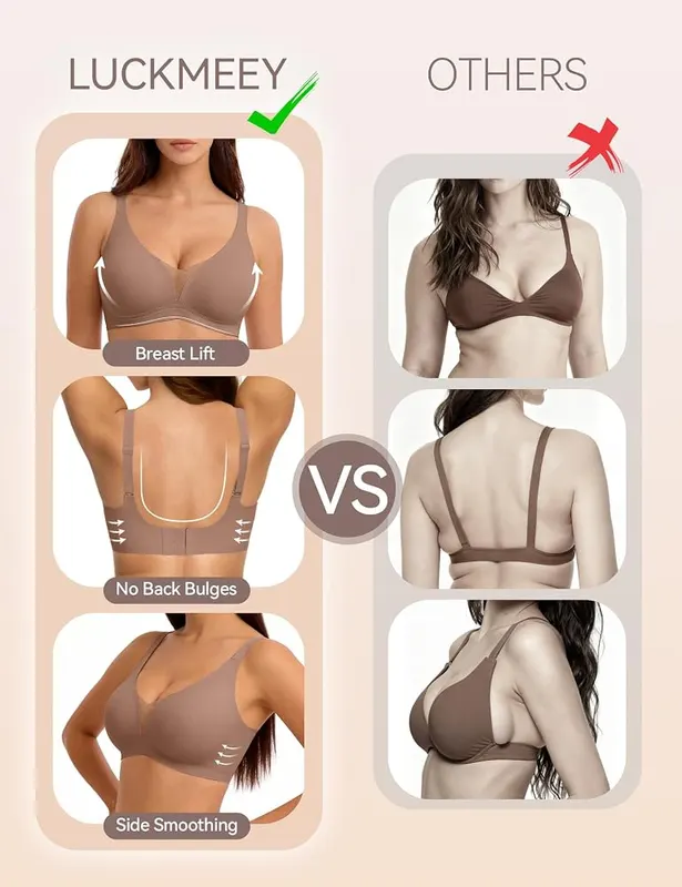 LUCKMEEY Wireless Jelly Bras – Two Ways to Wear