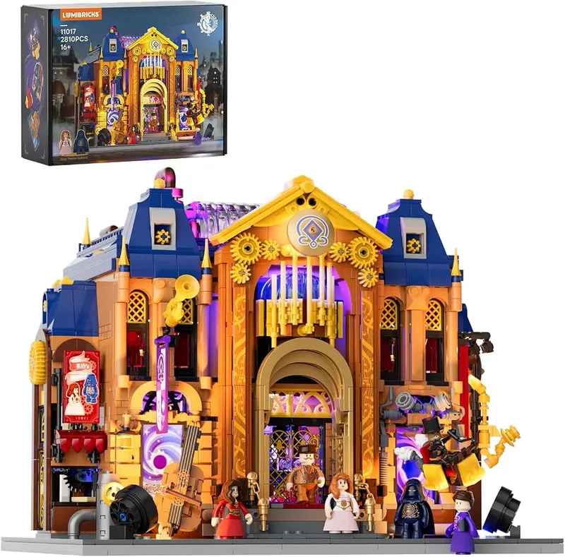 LUMIBRICKS Steampunk Time-Opera-House Lighting Building-Set