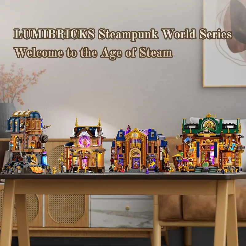 LUMIBRICKS Steampunk Time-Opera-House Lighting Building-Set – product photo 9 of 9