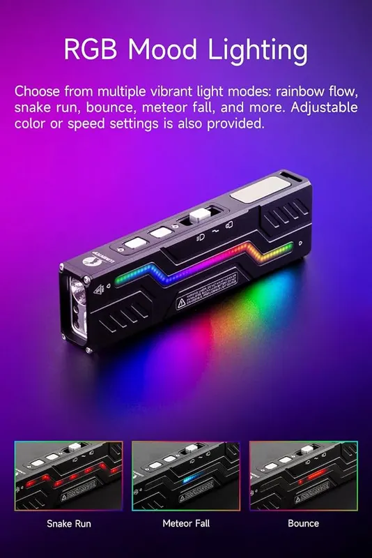 LUMINTOP MoonBox 3.0 Multi-Functional Flashlight – Multiple Lighting Modes